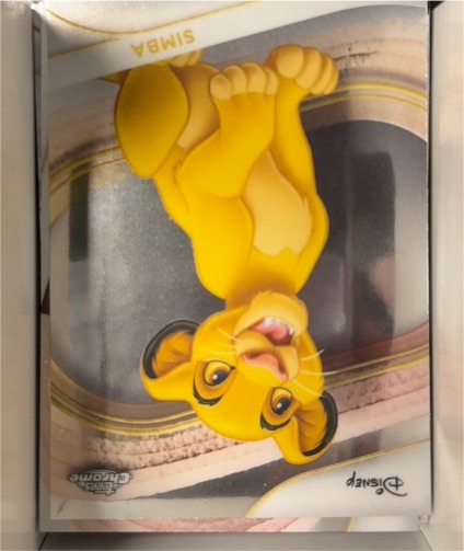 2025 Topps Chrome Disney #100 Simba — front