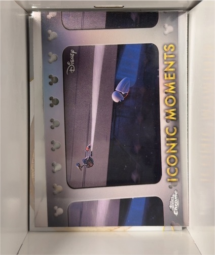 2025 Topps Chrome Disney Iconic Moments #IM-13 WALL-E and EVE's Space Walk — front
