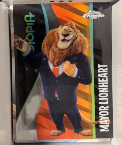 2025 Topps Chrome Disney #ZI-4 Mayor Lionheart — front