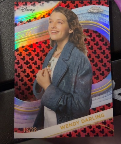2025 Topps Chrome Disney #156 Wendy Darling — front