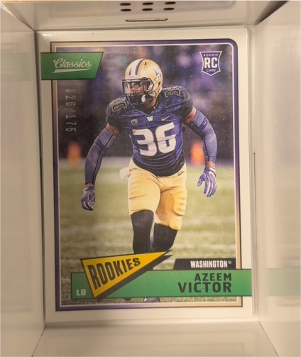 2018 Panini Classics #266 Azeem Victor — front