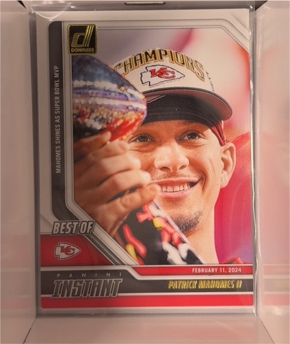 2024 Panini Donruss #12 Patrick Mahomes II Best of Instant — front
