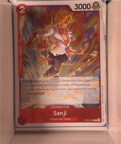 One Piece Card Game ST21-003 Sanji — front