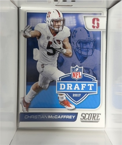 2017 Panini Score NFL Draft #9 Christian McCaffrey — front
