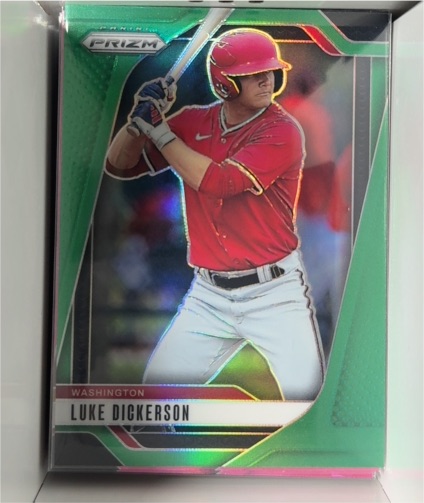2025 Panini Prizm #44 Luke Dickerson — front