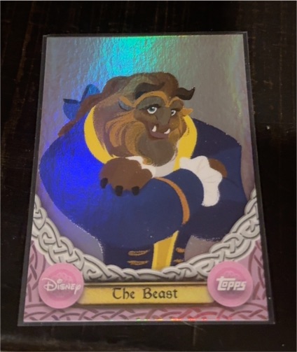 2025 Topps Disney Wonder #T-12 The Beast Tapestries Insert — front