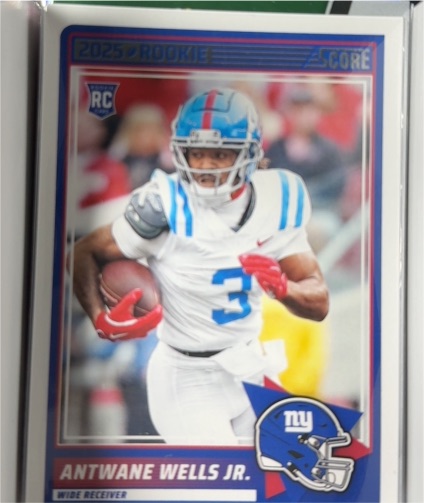 2025 Panini Score #67 Antwane Wells Jr. — front