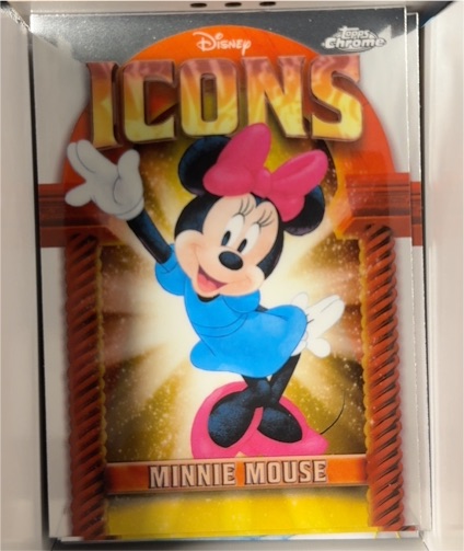2025 Topps Chrome Disney #DI-36 Minnie Mouse Icons — front