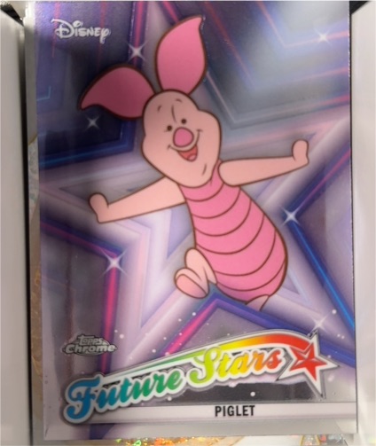 2025 Topps Chrome Disney #FS-6 Piglet Future Stars — front