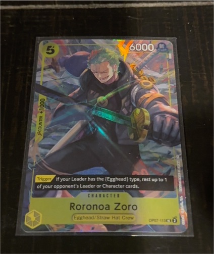 One Piece Illustration Box Vol. 3 #OP07-113 Roronoa Zoro — front