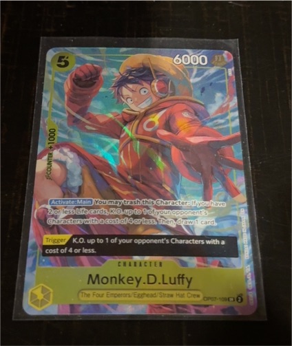 One Piece Illustration Box Vol. 3 #OP07-109 Monkey.D.Luffy — front