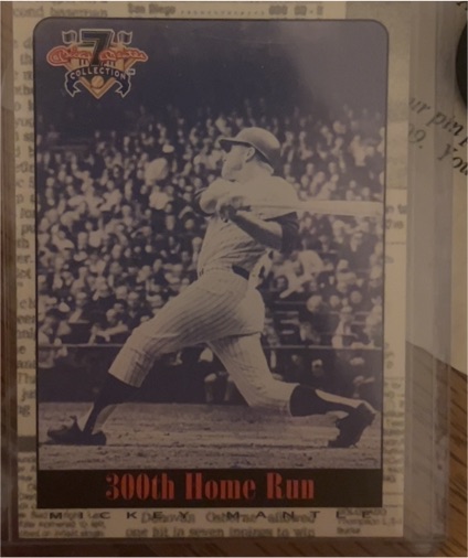 1997 Scoreboard #42 Mickey Mantle 300th Home Run — front