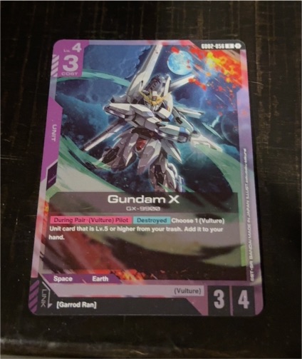 Gundam Card Game Dual Impact #GD02-056 Gundam X — front