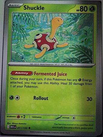 2023 Pokémon ME01: Mega Evolution #011 Shuckle — front