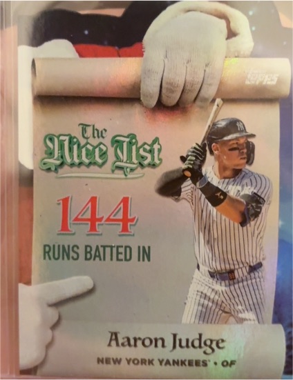 2025 Topps Holiday #MNL-20 Aaron Judge — front