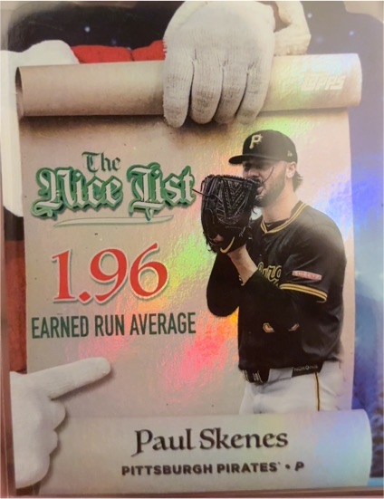 2025 Topps Holiday #MNL-11 Paul Skenes — front