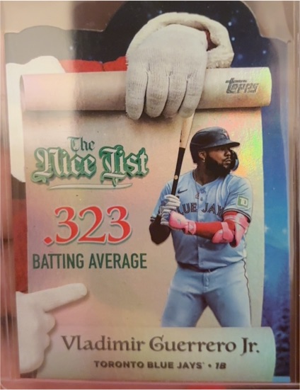 2025 Topps Holiday #MNL-23 Vladimir Guerrero Jr. — front