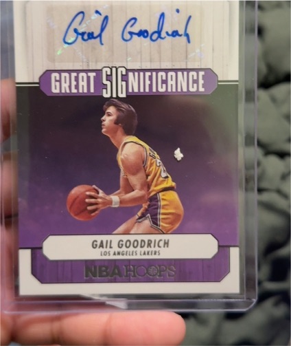2022-23 Panini NBA Hoops Great Significance #GS-GG Gail Goodrich — front