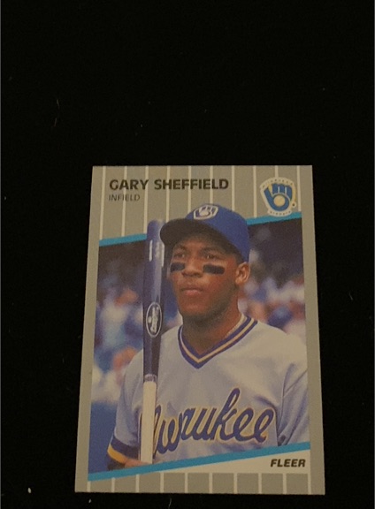 1989 Fleer #196 Gary Sheffield — front
