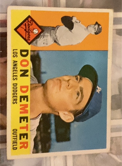 1960 Topps #234 Don Demeter — front