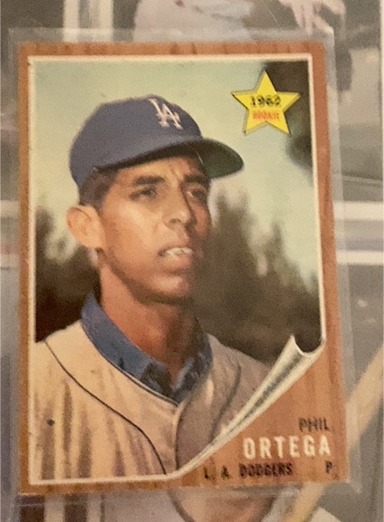 1962 Topps #69 Phil Ortega — front