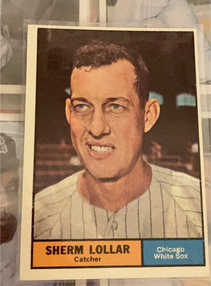 1961 Topps #285 Sherm Lollar — front