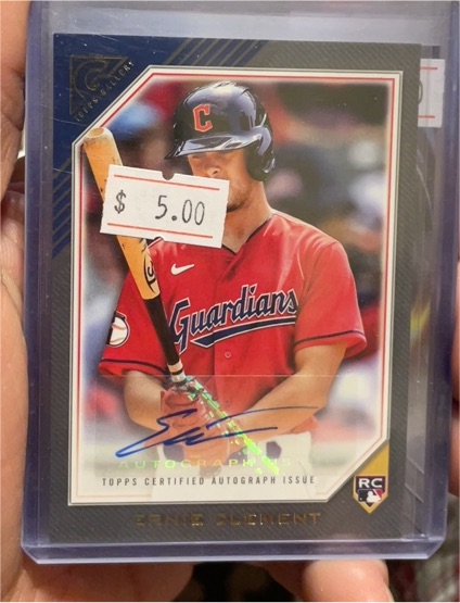 2022 Topps Gallery Rookie Autographs #RA-GJ Griffin Jax — front