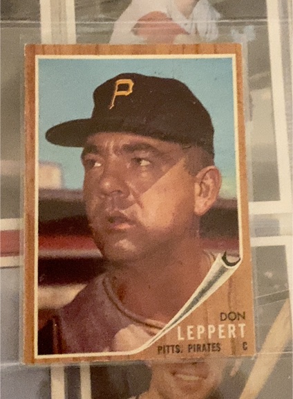 1962 Topps #36 Don Leppert — front