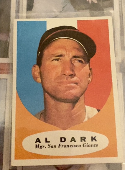 1961 Topps #220 Al Dark — front