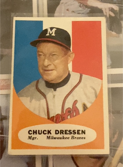 1961 Topps #137 Chuck Dressen — front