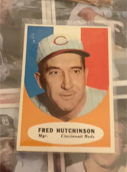 1961 Topps #135 Fred Hutchinson — front