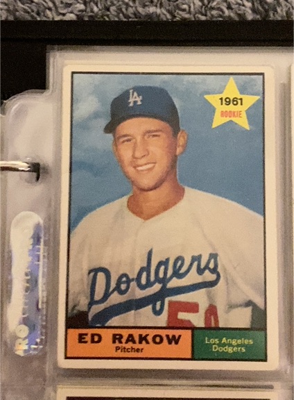 1961 Topps #147 Ed Rakow — front