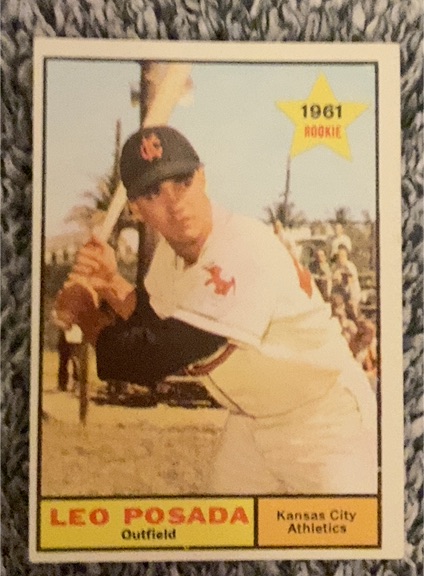 1961 Topps #39 Leo Posada — front