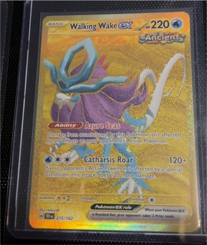 2024 Pokémon TCG Walking Wake ex #215/162 — front