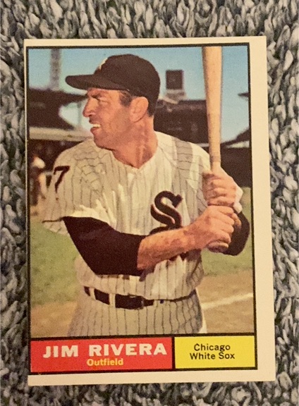 1961 Topps #367 Jim Rivera — front