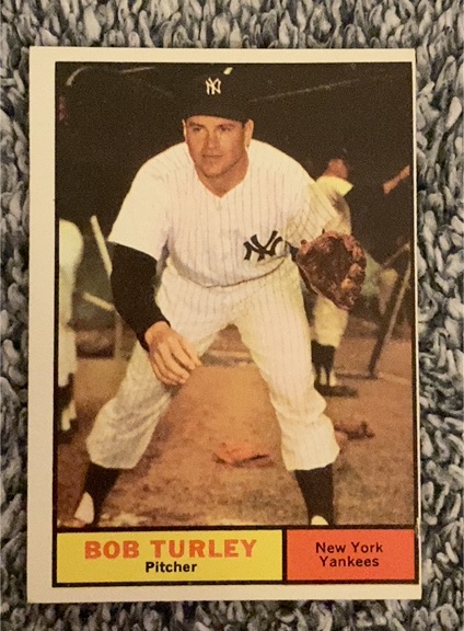 1961 Topps #40 Bob Turley — front