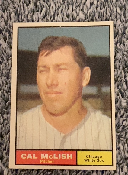 1961 Topps #157 Cal McLish — front