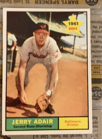 1961 Topps #71 Jerry Adair — front