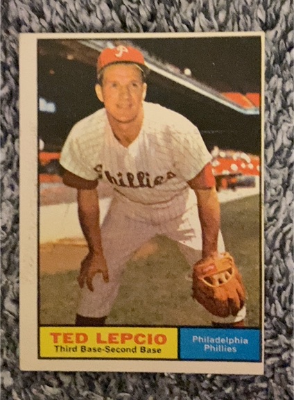 1961 Topps #234 Ted Lepcio — front