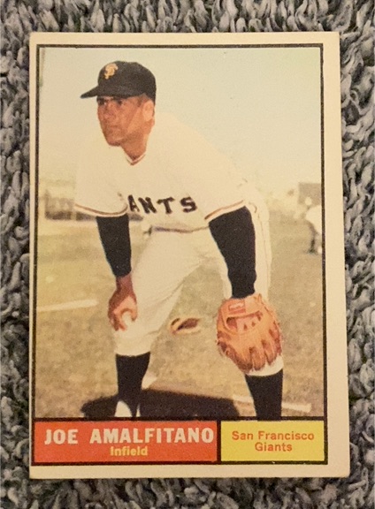 1961 Topps #87 Joe Amalfitano — front