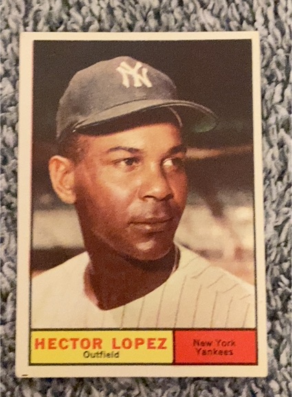 1961 Topps #28 Hector Lopez — front
