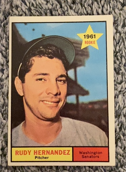 1961 Topps #229 Rudy Hernandez — front