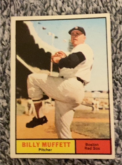 1961 Topps #16 Billy Muffett — front