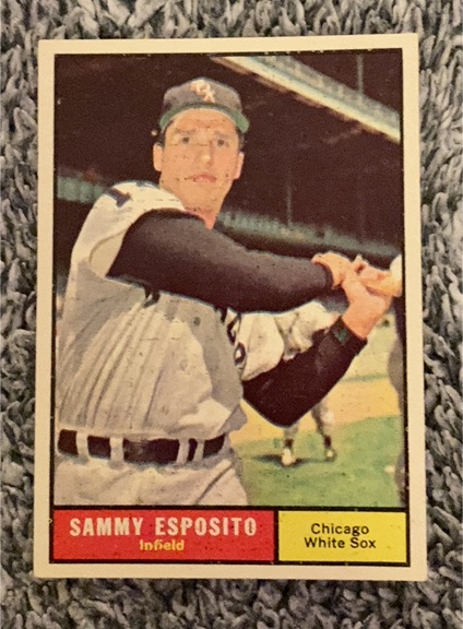1961 Topps #323 Sammy Esposito — front