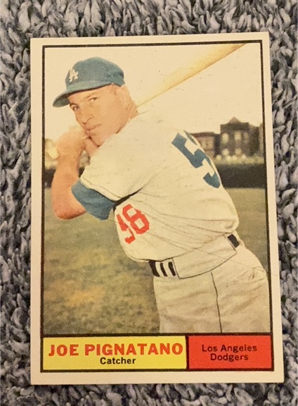 1961 Topps #74 Joe Pignatano — front