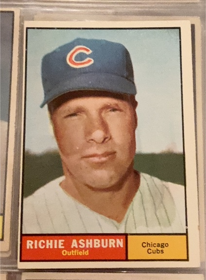1961 Topps Baseball #88 Richie Ashburn — front