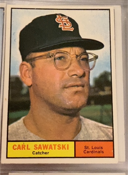 1961 Topps #198 Carl Sawatski — front