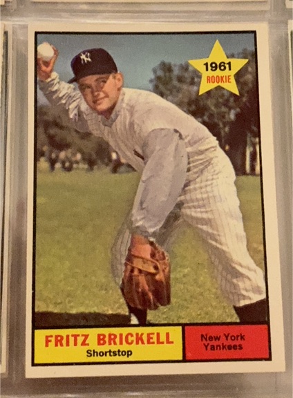 1961 Topps #333 Fritz Brickell — front