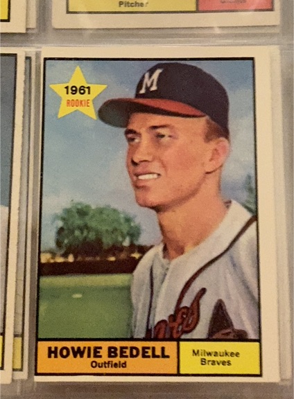 1961 Topps #353 Howie Bedell — front