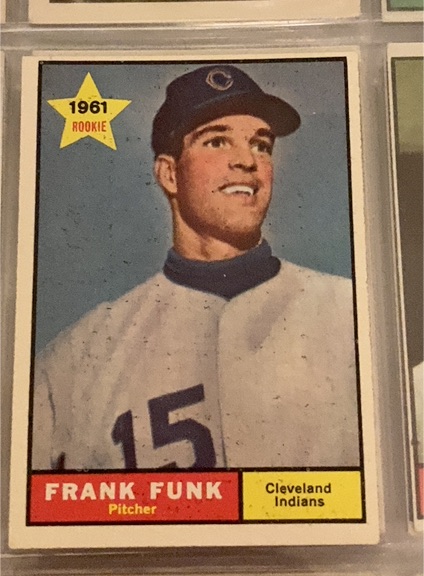 1961 Topps #362 Frank Funk — front